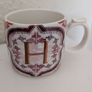 Anthropologie Mezze 'H' Monogram Mug